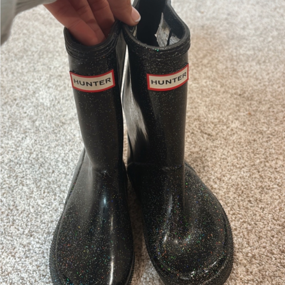 Toddler/Little Kids Hunter Boots, Size 11B/12G, Used But Great Condition!
